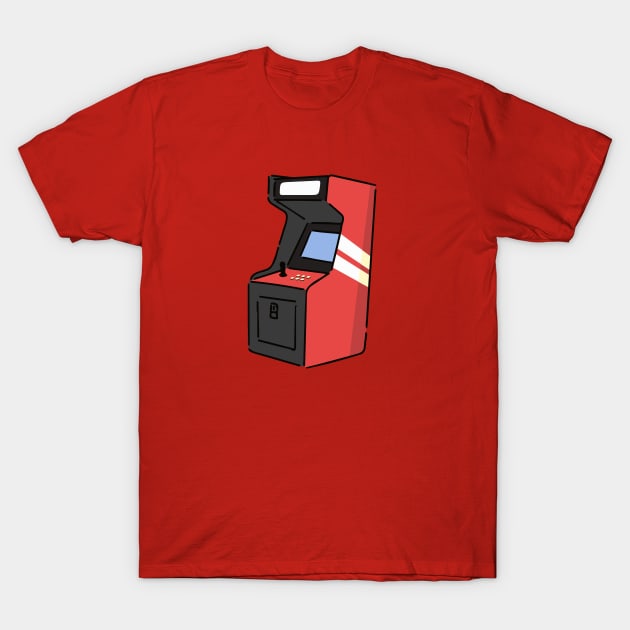 Retro Arcade Machine Drawing T-Shirt by SLAG_Creative